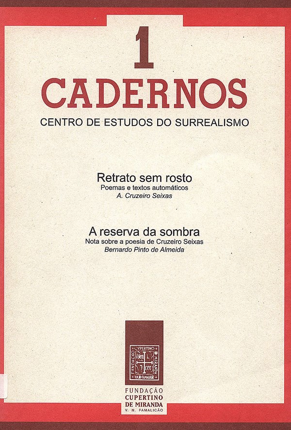 Retrato sem rosto: A reserva da sombra