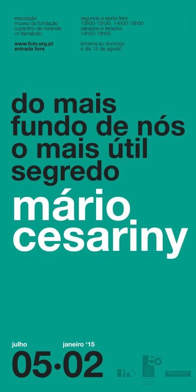 Do mais fundo de nós o mais útil segredo - Mário Cesariny