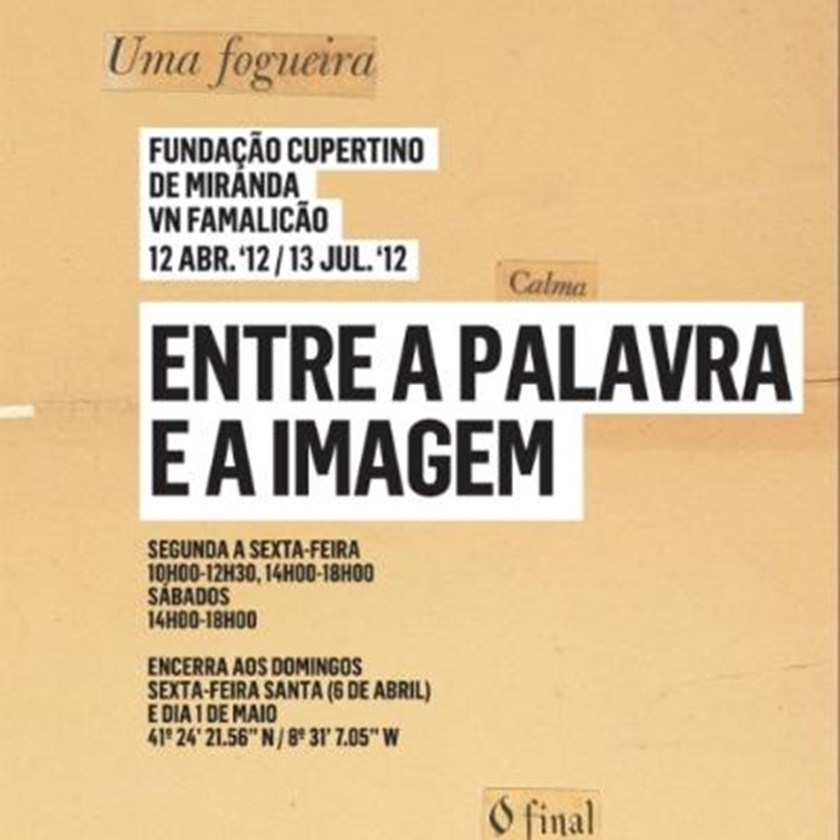 Entre a palavra e a imagem