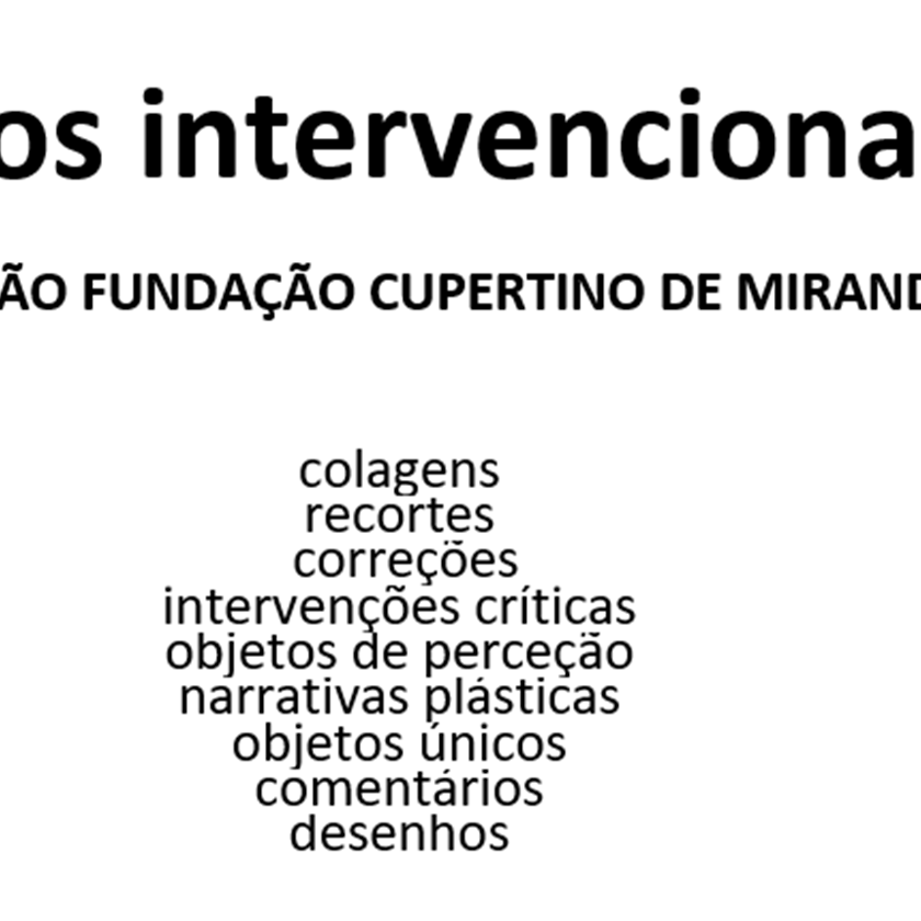 Livros Intervencionados – Coleção Fundação Cupertino de Miranda