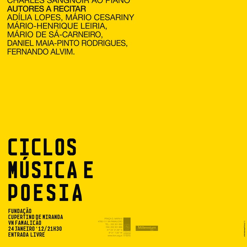 Ciclos de Música e Poesia