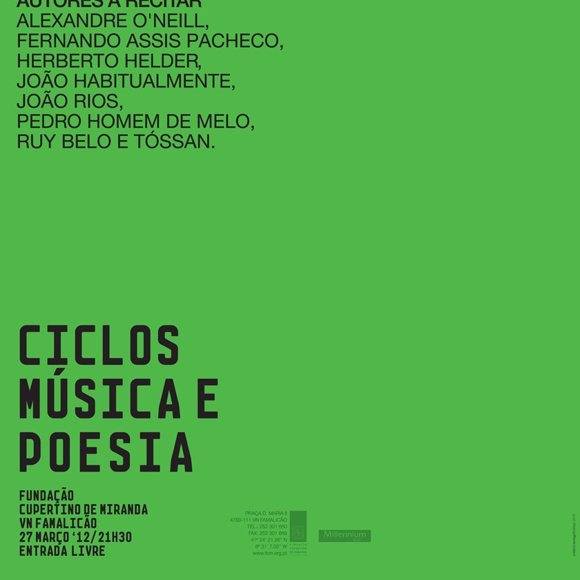 Ciclos de Música e Poesia