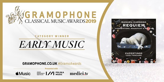 Cupertinos - Vencedores do prémio Gramophone 2019 na Categoria Música Antiga!
