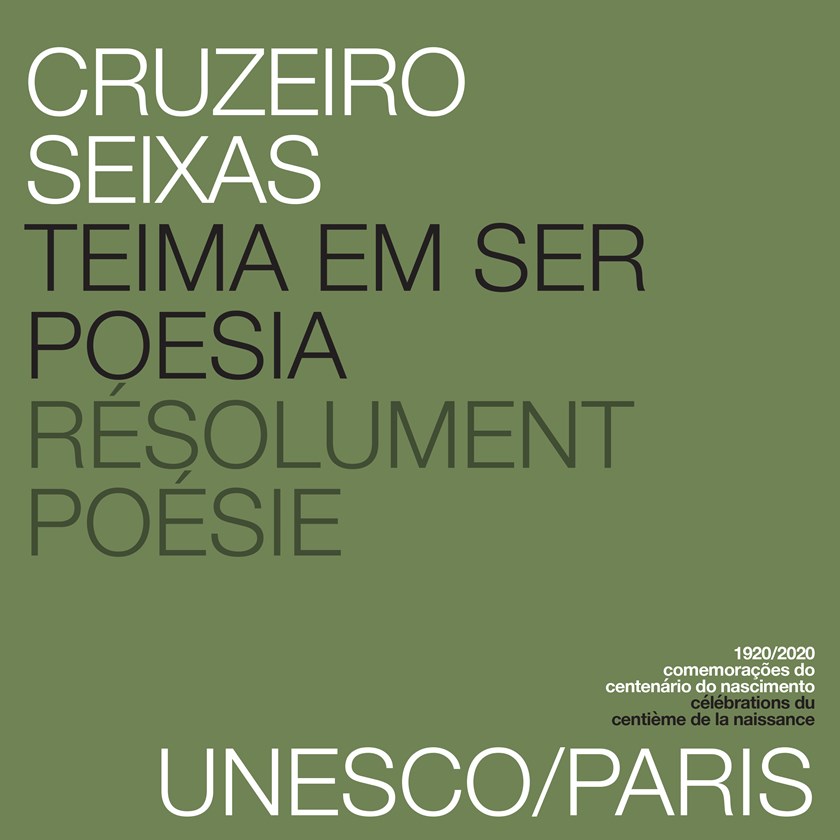 Cruzeiro Seixas – teima em ser poesia